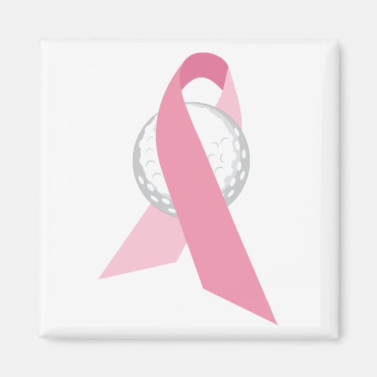 Aimant Golf pour le cancer (Devant)