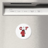 Aimant Golf Rouge Bag Golf (In Situ (Lave-vaisselle))