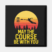 Aimant Golf sur disque avec vous (Devant)