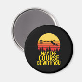 Aimant Golf sur disque avec vous (Recto/Verso)