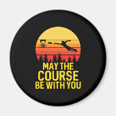 Aimant Golf sur disque avec vous (Devant)