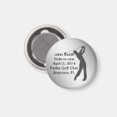 Aimant Golf Trou en un Commémoration personnalisable (Recto/Verso)