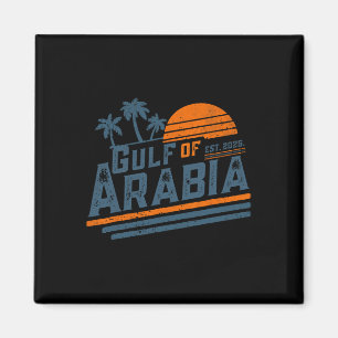 Aimant Golfe d'Arabie Est 2025 Trump Golfe Arabique Drôle