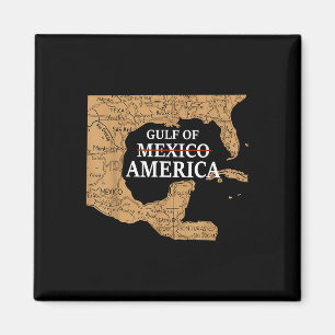 Aimant Golfe Des États-Unis D'Amérique Est 2025 Carte Rét