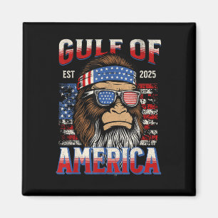 Aimant Golfe des États-Unis Trump Funny Bigfoot Mexique