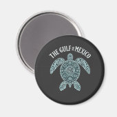 Aimant Golfe du Mexique Turtle Sea Latino (Recto/Verso)