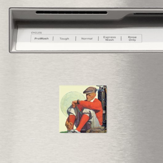 Aimant Golfer a continué à attendre (In Situ (Lave-vaisselle))