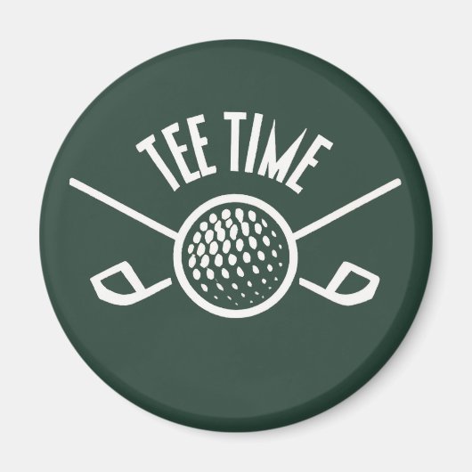 Aimant Golfers Tee Time (Devant)