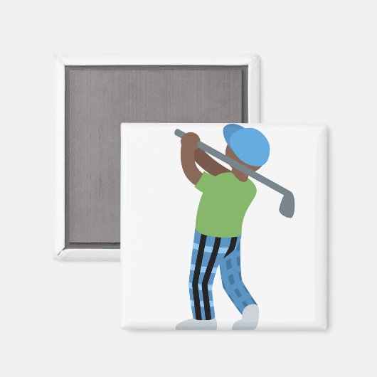 Aimant golfeur (Recto/Verso)