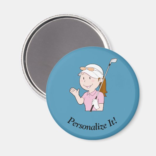 Aimant Golfeuse (Recto/Verso)