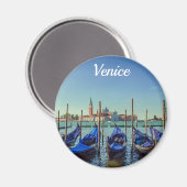 Aimant Gondolas à Venise, Italie (Recto/Verso)