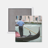 Aimant Gondolas sur le canal de Venise (Recto/Verso)