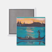Aimant gondoles de Venise (Recto/Verso)