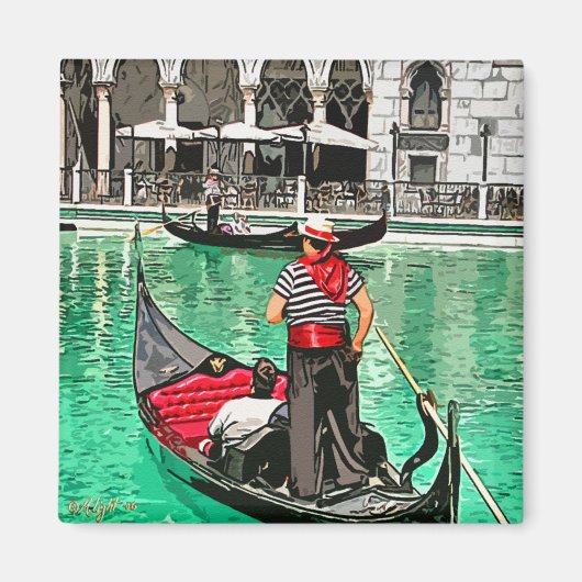 Aimant Gondolier (Devant)