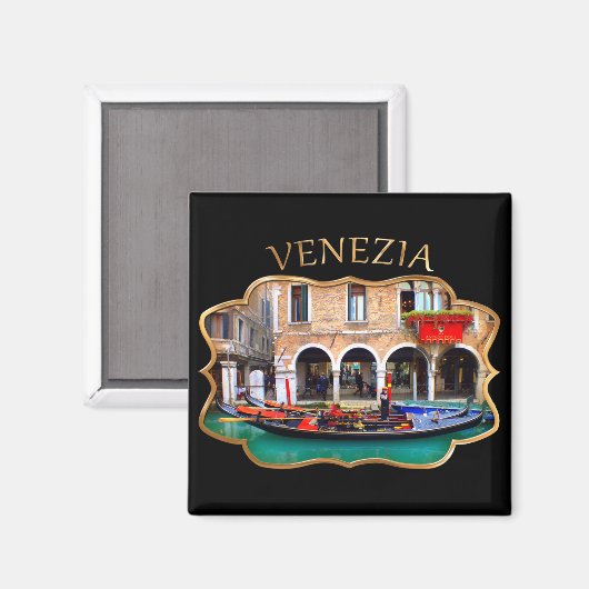 Aimant Gondolier à Cannaregio (Recto/Verso)