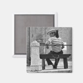 Aimant gondolier vénitien (Recto/Verso)