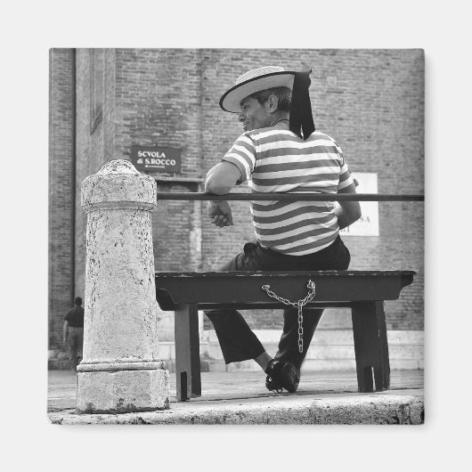 Aimant gondolier vénitien (Devant)