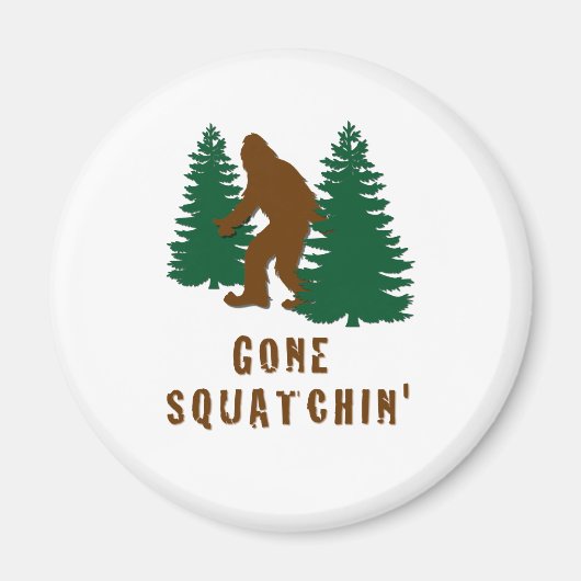 Aimant Gone Squatchin (Devant)