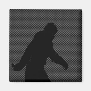 Aimant Gone Squatchin Charcoal Carbon Fiber Print