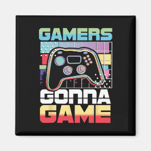 Aimant Gonna Game Vidéo Joueur Jouer Drôle