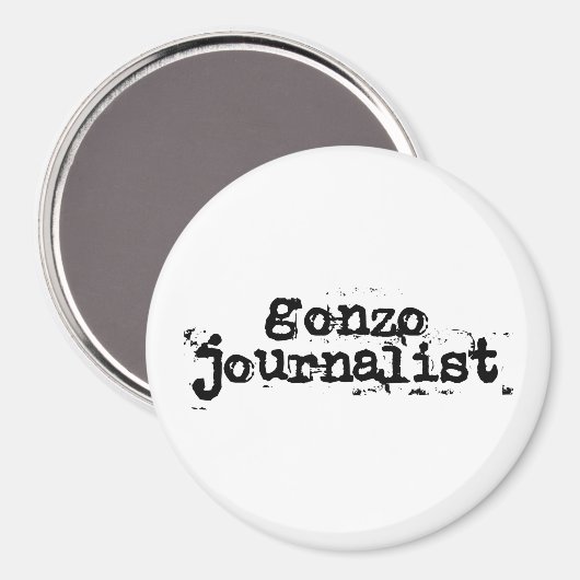 Aimant Gonzo Journaliste (Recto/Verso)