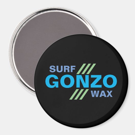 Aimant GONZO SURF WAX (Recto/Verso)