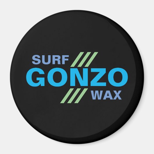 Aimant GONZO SURF WAX (Devant)