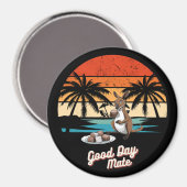 Aimant Good Day Mate kangaroo Australia souvenir  (Recto/Verso)