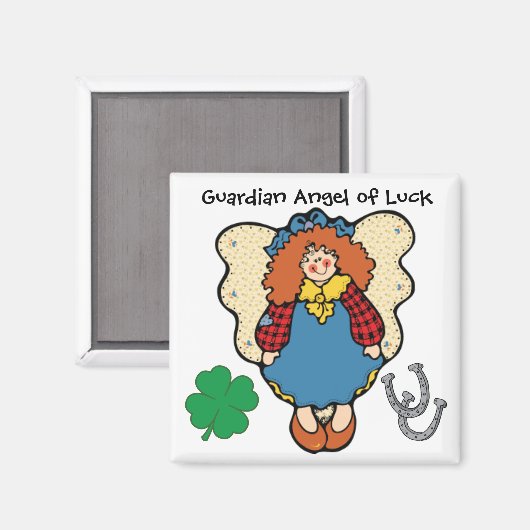 Aimant Good Luck Guardian Angel par SRF (Recto/Verso)