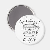 Aimant Good Morning Coffee 2 (Recto/Verso)