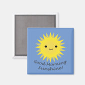 Aimant Good morning Sunshine Cute Kawaii Sun (Recto/Verso)