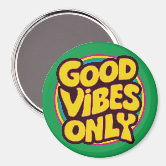 Aimant Good Vibes uniquement (Recto/Verso)