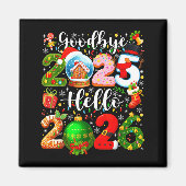 Aimant Goodbye 2025 Hello 2026 Happy New Year's Eve Chris (Devant)