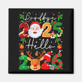 Aimant Goodbye 2025 Hello 2026 Happy New Year's Eve Chris (Devant)