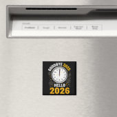 Aimant Goodbye 2025 Hello 2026 Tee With Clock New Year 20 (In Situ (Lave-vaisselle))