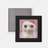 Aimant Goofy Ahh Chat Mème Devoir Maudit Weirdcore Cringe (Recto/Verso)