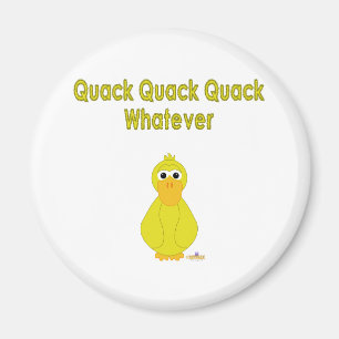 Aimant Goofy Jaune Quack Quack Quack Quack Peu Importe