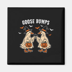 Aimant Goose Bumps Canard Camping Halloween drôle Vintage