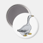 Aimant Goose gris (Recto/Verso)