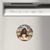 Aimant Gordon Setter Fêtes de fin d'année : Pâtisserie fe (In Situ (Lave-vaisselle))