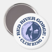 Aimant Gorge de la rivière Rouge (Escalade) (Recto/Verso)