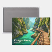 Aimant Gorge de Vintgar Slovénie (Recto/Verso)