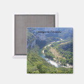 Aimant Gorges de l'Ard�che - (Recto/Verso)