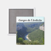 Aimant Gorges de l'Ard�che - (Recto/Verso)