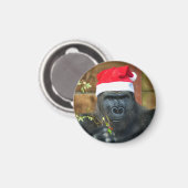 Aimant Gorilla Festive Cheer Unleashed (Recto/Verso)