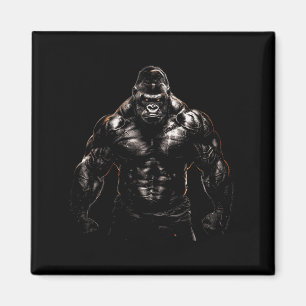 Aimant Gorilla Monkey Gym Porter Bodybuilding Workbuildin