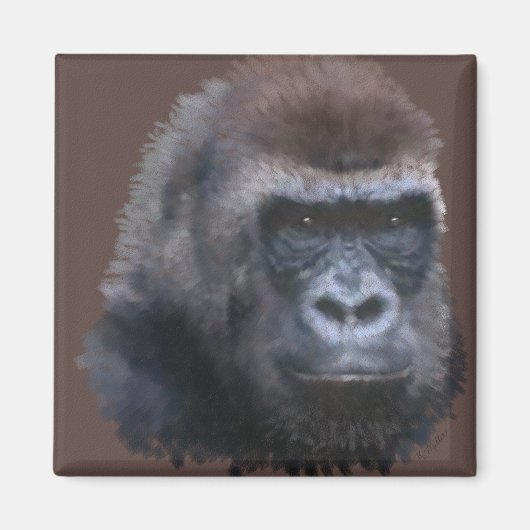Aimant Gorilla Silverback (Devant)
