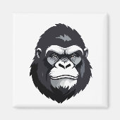 Aimant Gorilla Vector Art Animal Moderne Graphique Urbain (Devant)