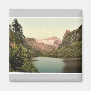 Aimant Gosausee et Dachstein, Haute-Autriche, Austro-Hung