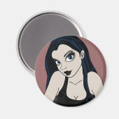 Aimant Goth girl (Recto/Verso)